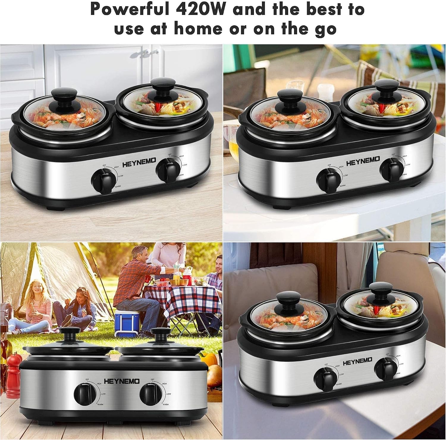 double-slow-cooker-buffet-servers-and-warmers-dual-2-pot-slow-cooker-food-warmer-adjustable-temp-dishwasher-safe-removable-ceramic-pot-glass-lid-2-x-1-25-qt-portable-small-crock-cooker
