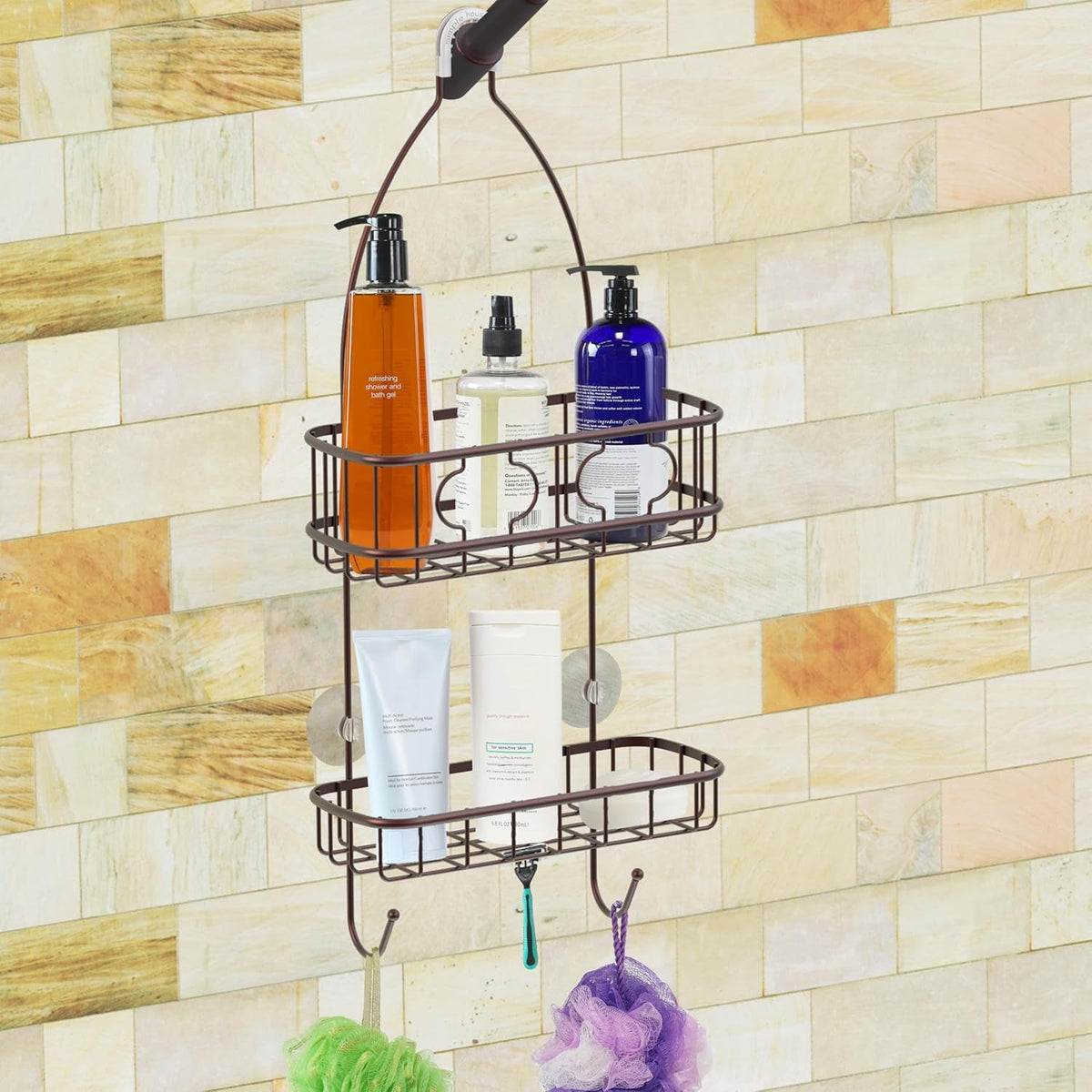 bathroom-hanging-shower-head-caddy-organizer-bronze