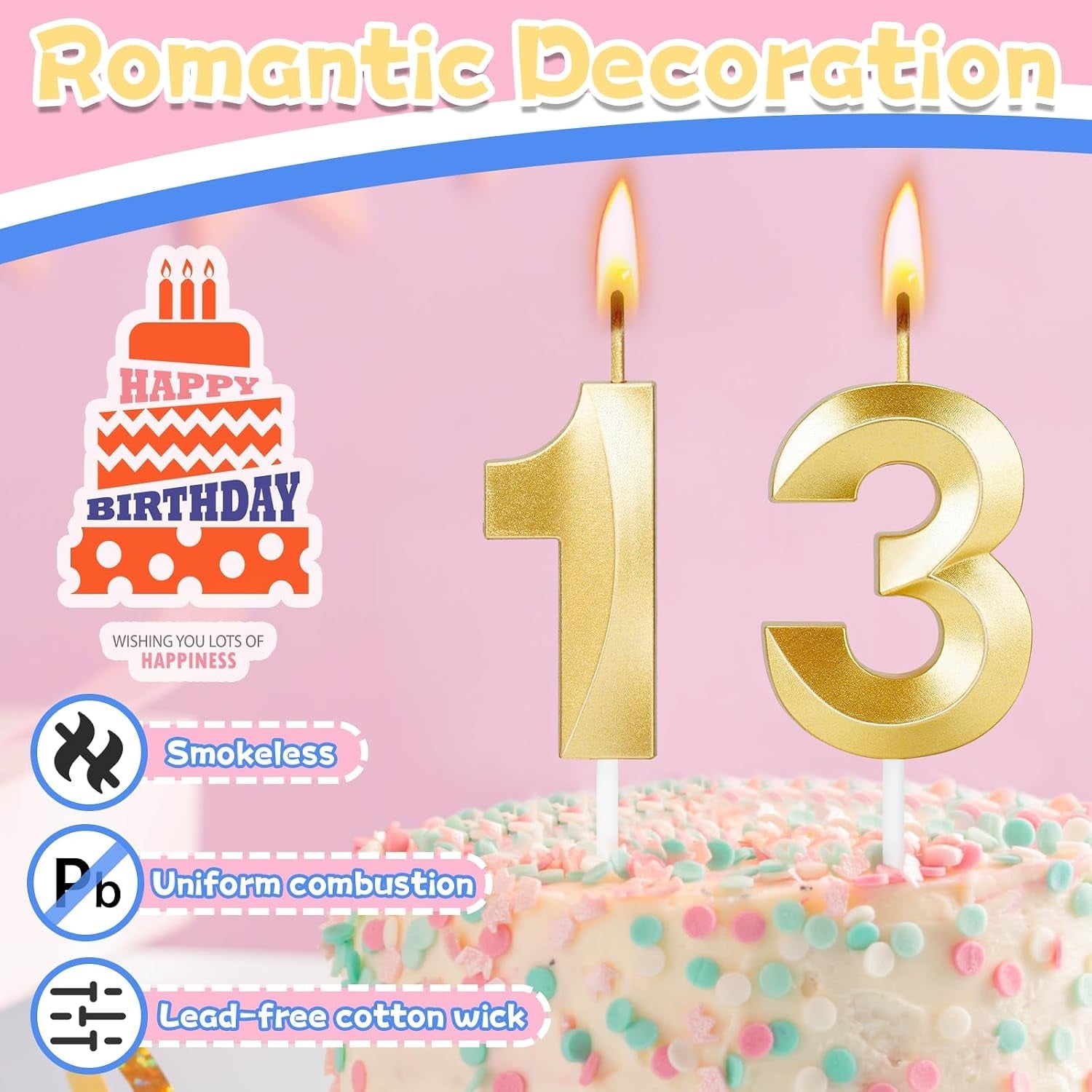 13th-birthday-decorations-gold-number-13-candles-for-cake