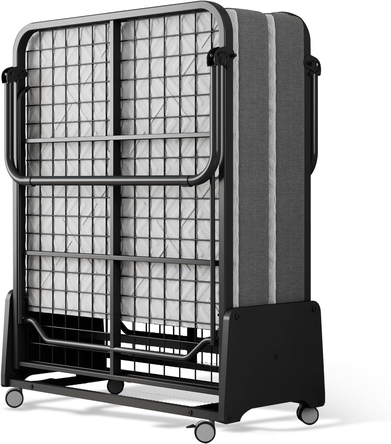 deluxe-folding-bed-with-mattress-with-5-inch-memory-foam-mattress-on-rollers-for-easy-storage-with-metal-frame-and-bed-side-pockets-75-31