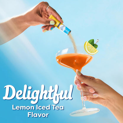 Lemon Iced Tea Naturally Flavored with Other Natural Flavor Powdered Drink Mix, 120 Ct Pack, 12 Boxes of 10 On-The-Go-Packets5