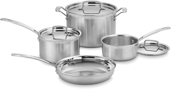 MCP-7NP1 Multiclad Pro Triple Ply 7-Piece Cookware Set Skillet1