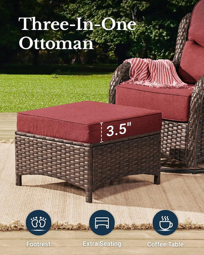 Luxury Outdoor Patio Furniture Set with 6-Inch Thick Cushions9