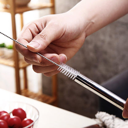 4 Pack 0.4" Wide Bore Reusable Stainless Steel Metal Smoothie Straws | Food-Grade Steel Wide Metal Straws 8.5" &10.5" for 20 Oz&30 Oz Tumbler, 0.4" Wide Bore for Smoothie, Milkshake, Bubble, Boba7