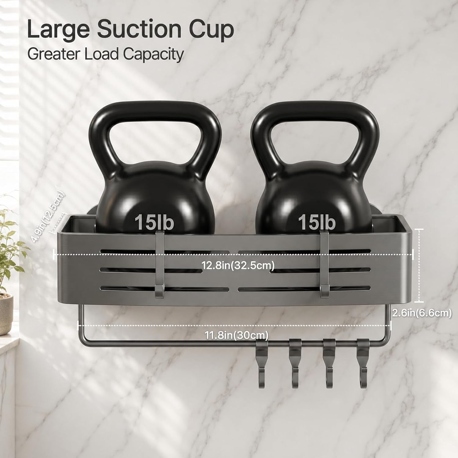 2-pcs-shower-caddy-suction-cup-with-towel-bar-hooks-no-drilling-gray