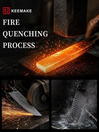 Nakiri Chef Knife, 7 Inch 67-Layer Damascus Japanese Knife5