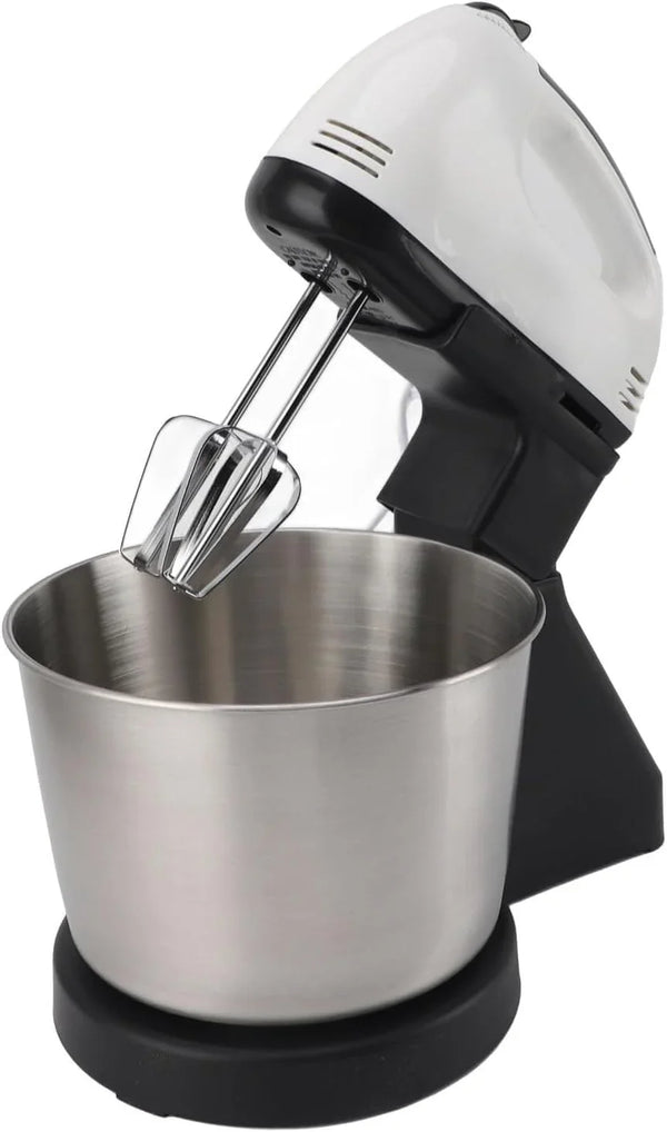 Electric Stand Mixer, 7 Speed Adjustment, 1.7L Stainless Steel Bowl, Multifunctional Handheld Blender with Dough Hook for Kitchen Use1