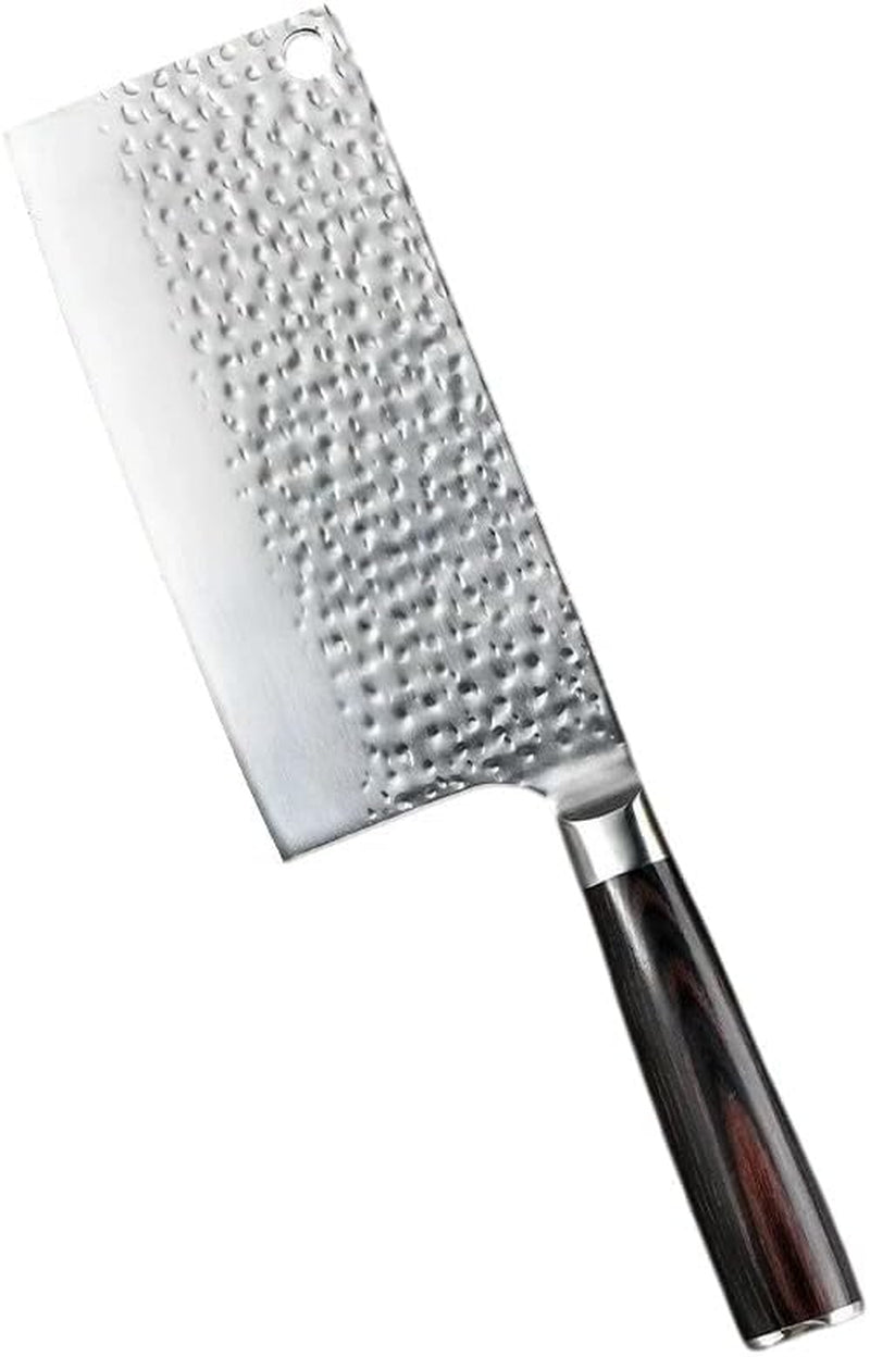 meat-cleaver-wooden-handle-forged-hammer-pattern-chinese-for-cutting-vegetables-meat-and-chopping-dual-purpose-kitchen-knife
