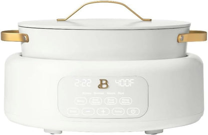 Beautiful by Drew Barrymore 6Qt Electric Multi-Cooker, 10-In-1, 7 Preset Functions, White1
