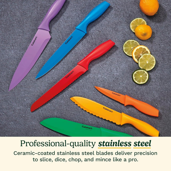 C55-01-12PCKS Collection 12-Piece Knife, Multicolor Advantage-Cutlery-Set, Multi-Colored2