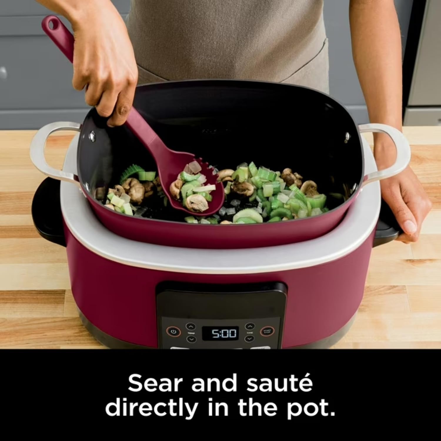 mc1000-foodi-possiblecooker-8-5-quart-multi-cooker-with-8-in-1-slow-cooker-dutch-oven-more-glass-lid-integrated-spoon-nonstick-oven-safe-pot-to-500-f