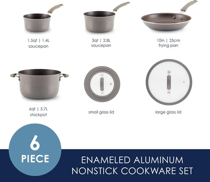 6-Piece Cook + Create Nonstick Cookware Set3