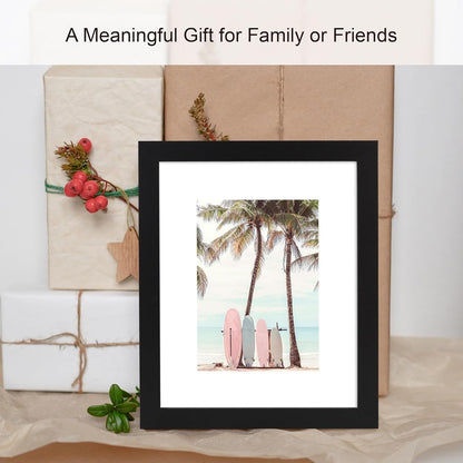5X7 Picture Frame(4 Pack,Black) Made of Real Glass and Wooden Frame5