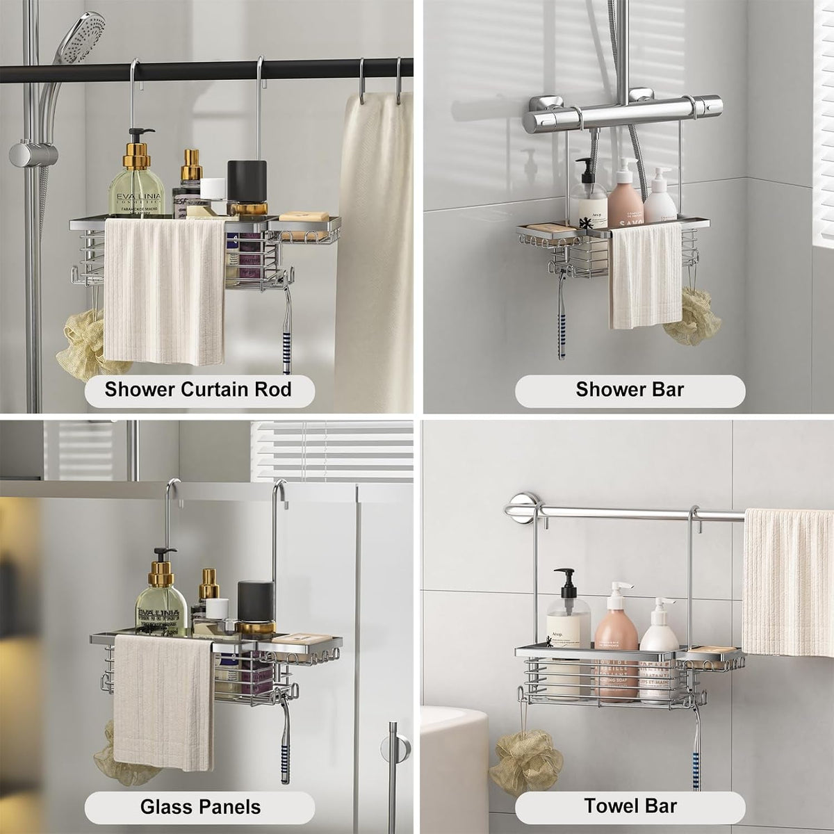 hanging-shower-caddy-304-stainless-steel-shower-organizer-with-towel-bar-hooks-over-shower-rod-towel-bar-or-glass-panel-storage-basket-with-soap-holder-rustproof-bathroom-caddy-1-pack