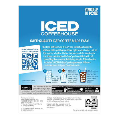 ® K-Cup Iced Duos Cookies and Caramel Coffee - Compatible with Keurig Brewer - Medium - 24 / Box8
