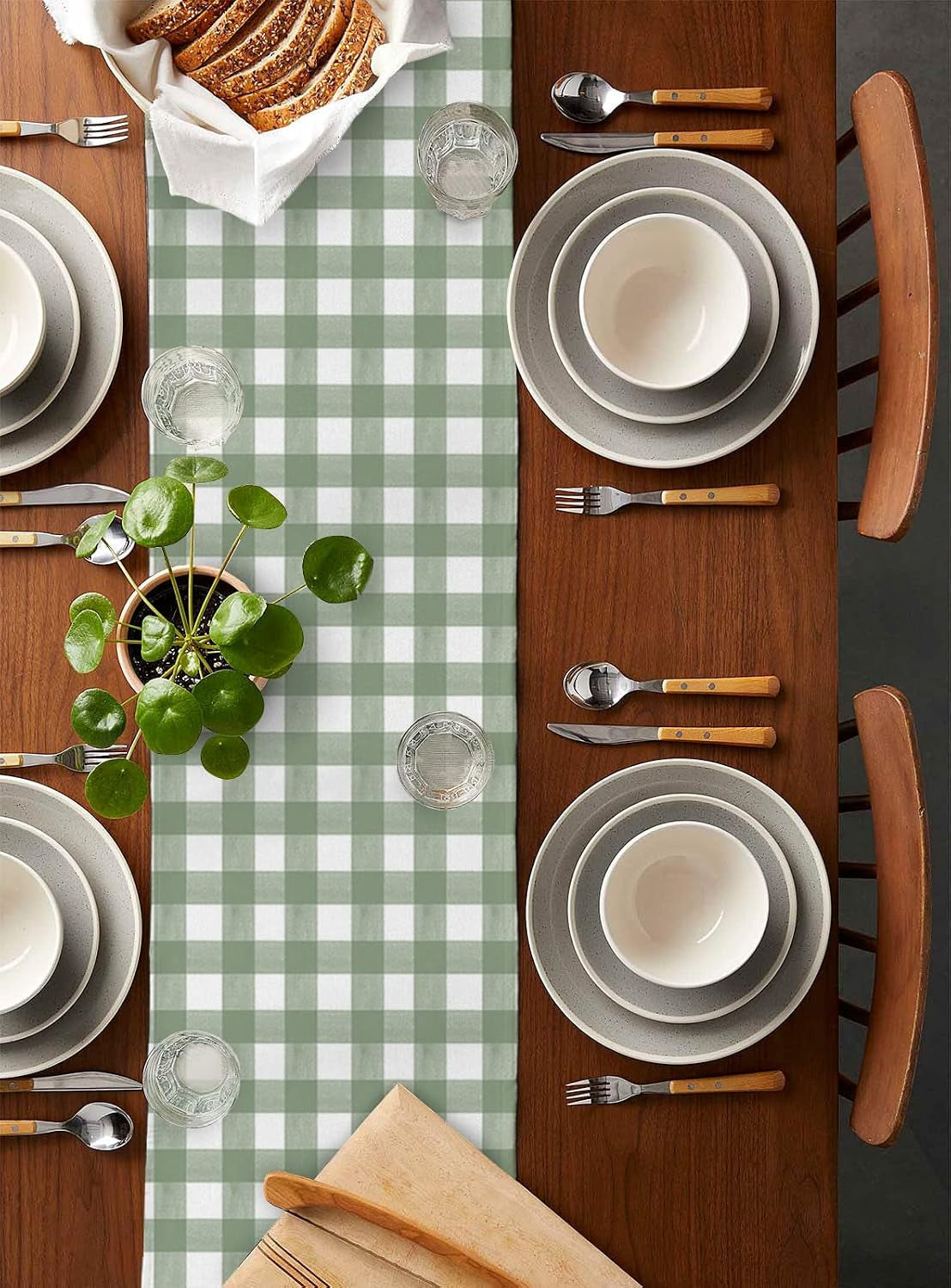 sage-green-buffalo-plaid-table-runner-120-inches-long-farmhouse-dress-scarves-farmhouse-green-white-checkered-dining-tablerunner-for-coffee-table-kitchen-island-party-decor-13-x-120