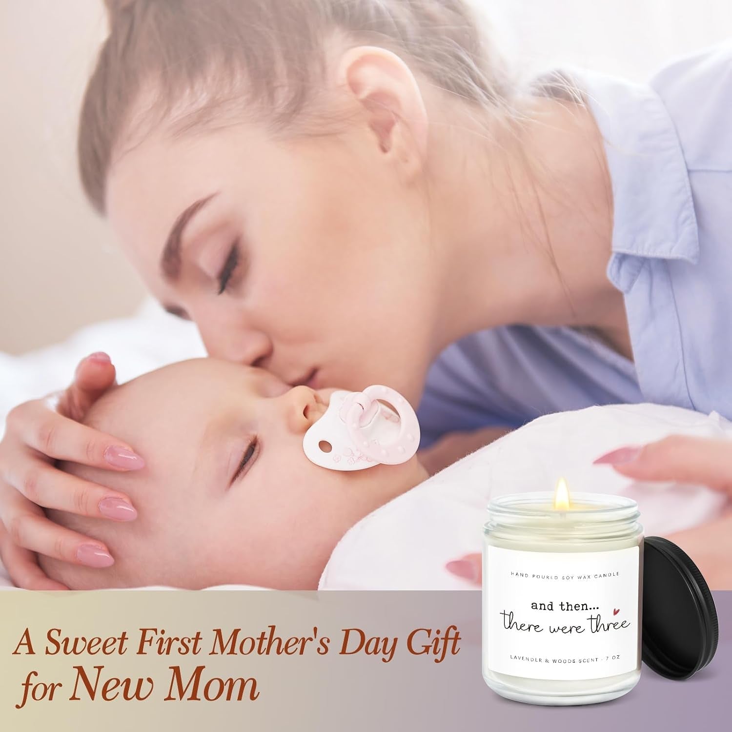 new-mom-gifts-postpartum-gift-for-moms-gift-for-new-moms-after-birth-new-parents-gifts-for-couple-first-time-mom-to-be-lavender-scented-candle-7oz