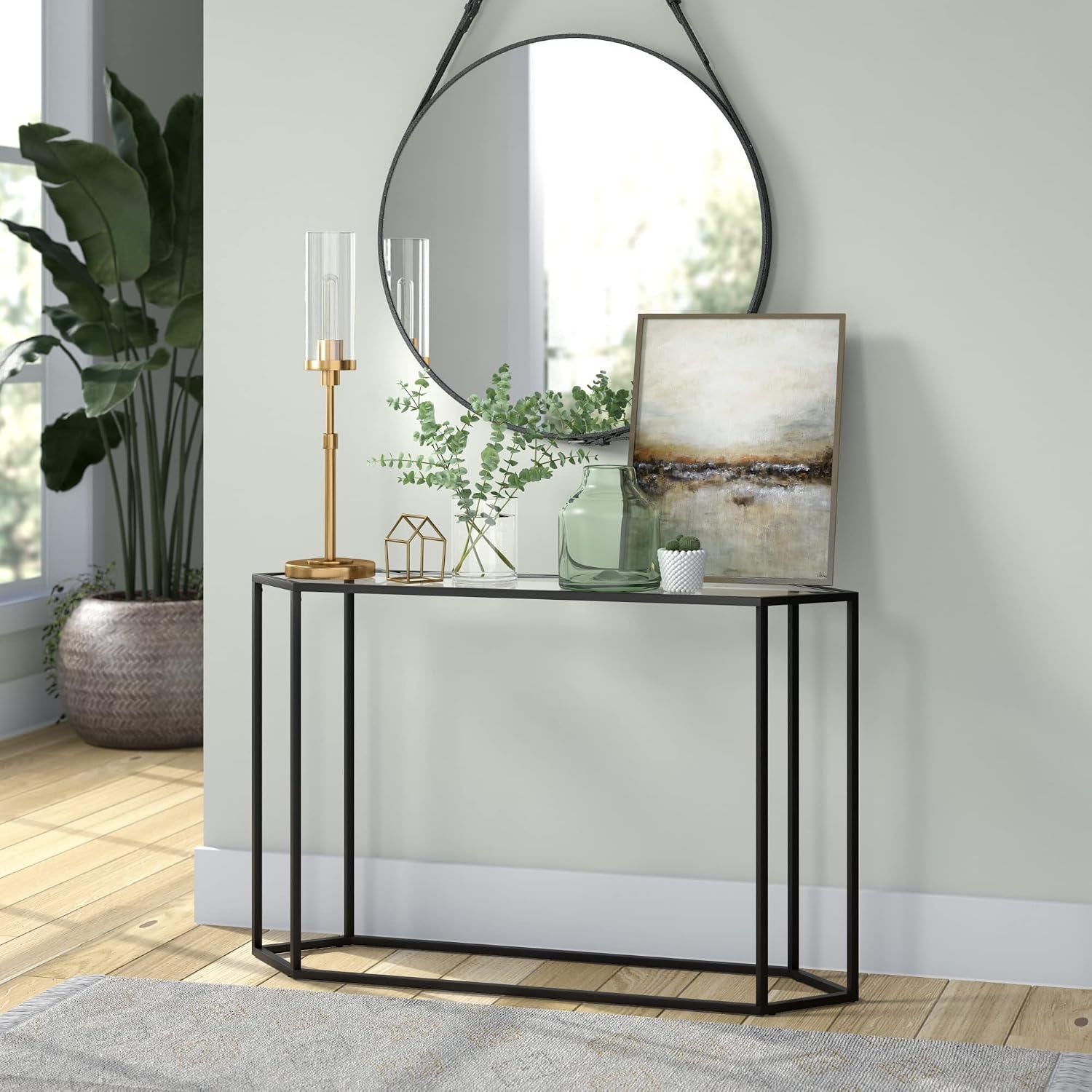 frieda-26-68-tall-table-lamp-with-glass-shade-in-brass-clear-sleek-candlestick-base-design-with-a-seeded-glass-cylinder-shade-offeris-ambient-light-for-living-rooms-hallways-or-offices