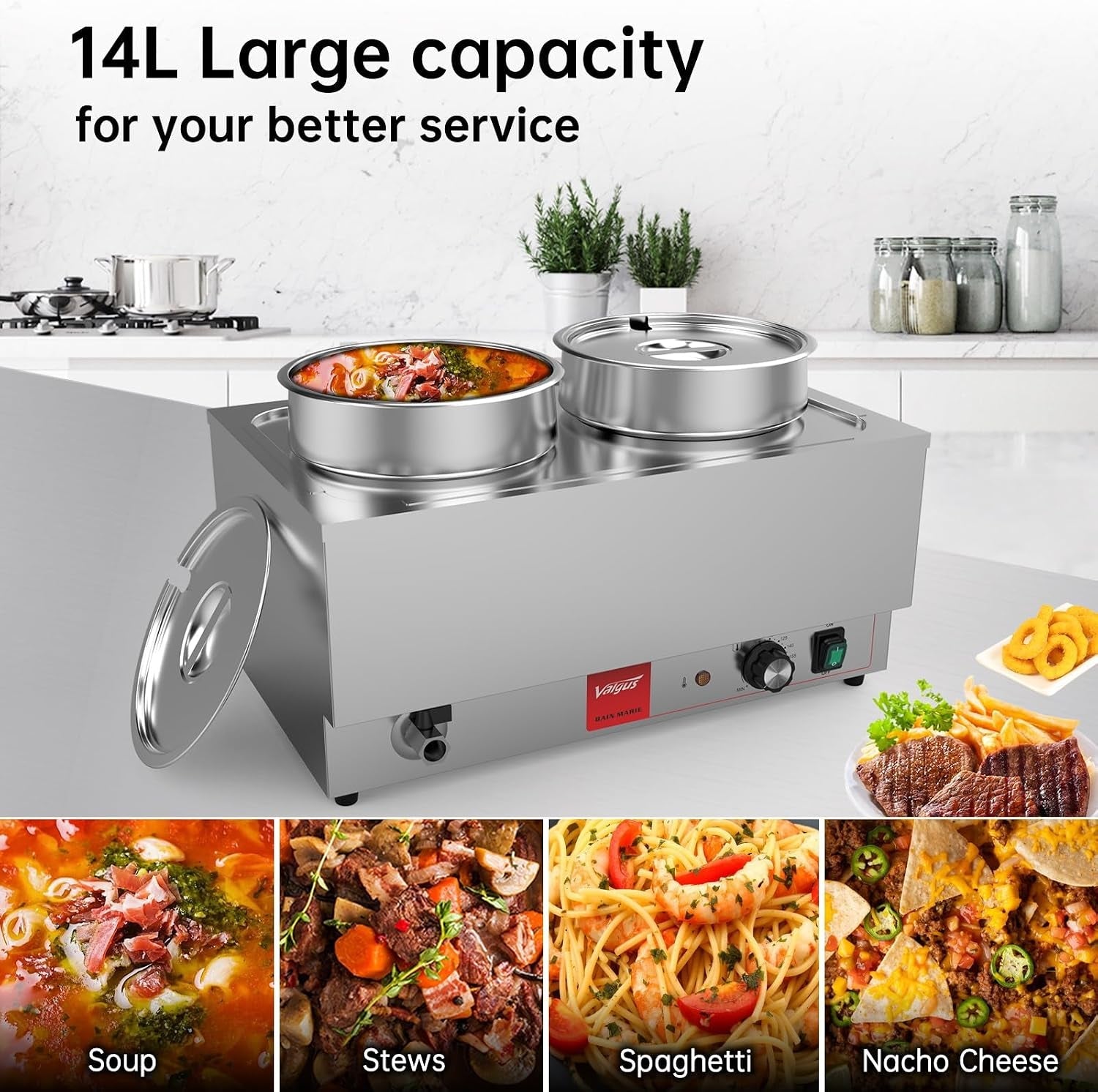 commercial-stainless-steel-bain-marie-food-warmer-2-round-pots-1200w-adjustable-heat-control-95-185-electric-soup-warmer-with-lid-and-tap-for-home-catering-buffet