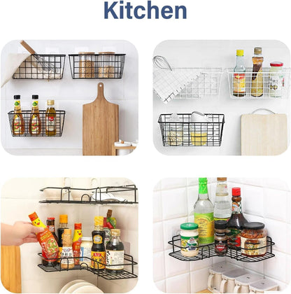 8 Pack Shower Caddy Adhesive Hooks Replacement for Bathroom Shower Caddy6