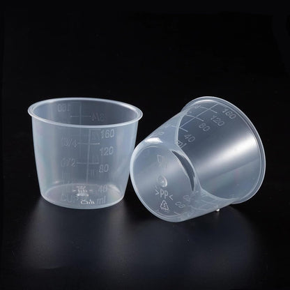 5Pcs Plastic Transparent Rice Measuring Cup, Rice Cooke Laundry Measuring Cup Replacement Tools - for Kitchen Dry and Liquid Ingredients Measuring (160Ml)3