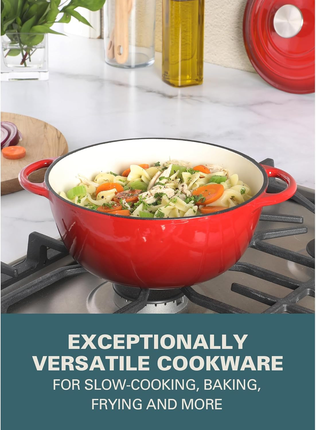 addlestone-2-65-quart-round-enamel-cast-iron-dutch-oven-pot-with-lid-dual-handles-gradient-red