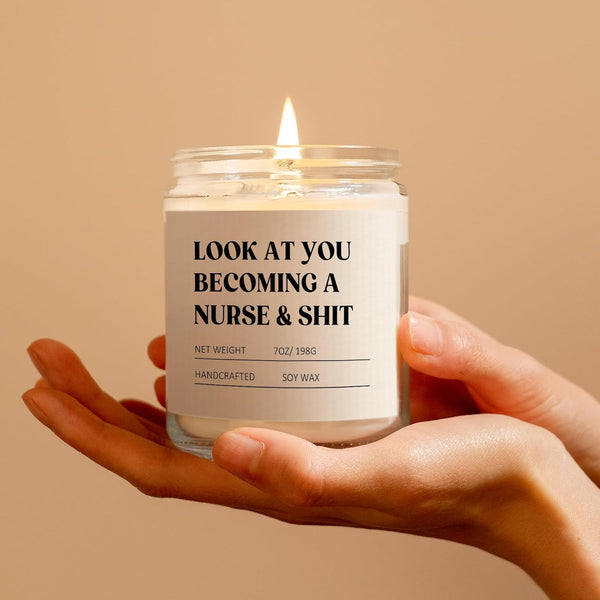 Nurse Gifts for Women Men- Funny Nurse Candle, Nursing School7