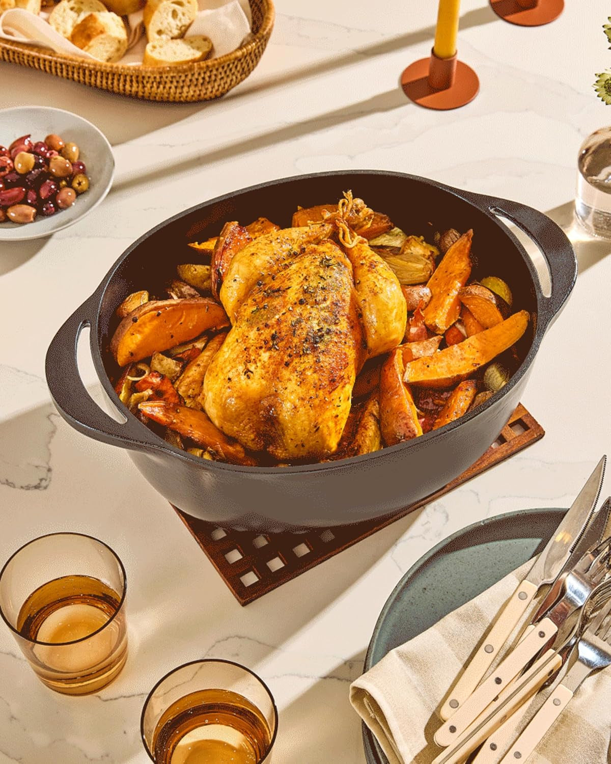caraway-enameled-cast-iron-oval-dutch-oven-8-5-qt-dutch-oven-with-lid-3-layer-enamel-coating-no-seasoning-required-compatible-with-all-stovetops-safe-rust