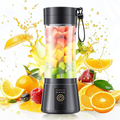 Portable Personal Mini Smoothie Blender - 380Ml Blender in Travel | Lightweight Leak-Proof Small Blender, 6 Steel Blades Juice Cup, Powerful Quick Blend, Bpa-Free, Suit in Picnic/Sports/Office1