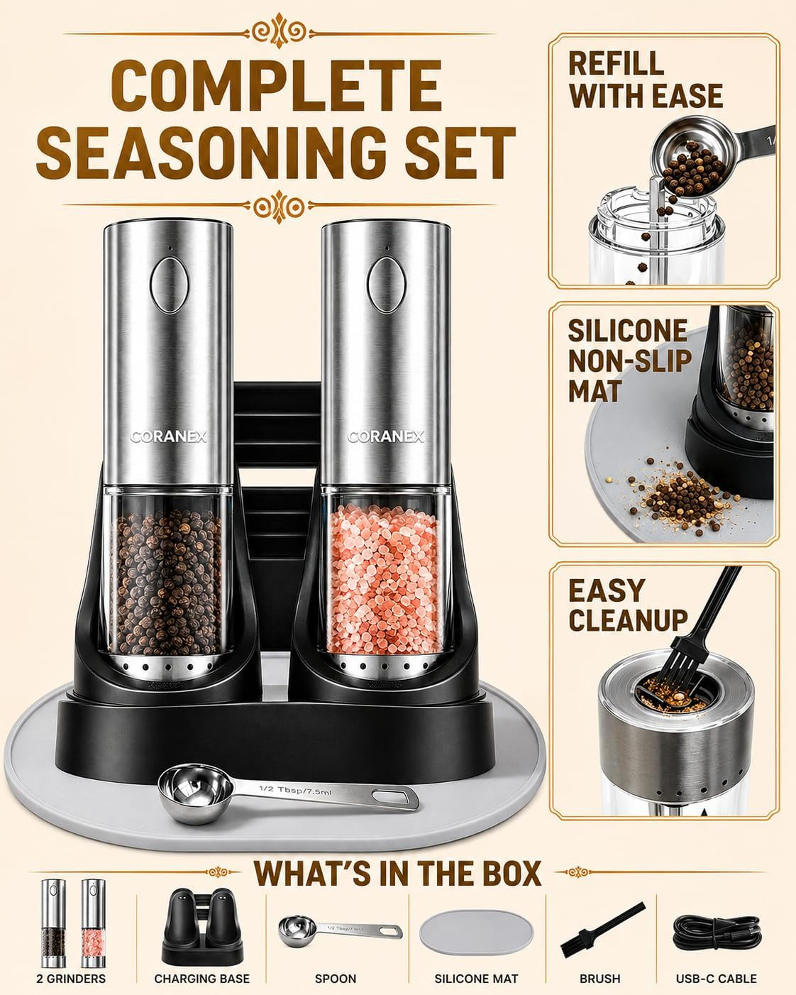 electric-salt-and-pepper-grinder-set-6-level-adjustable-coarseness