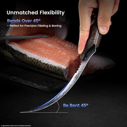 Fillet Knife for Fish, Razor Sharp 7.2 Inch Boning Knife2