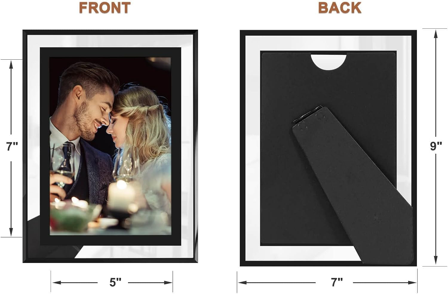 5x7-picture-frames-set-of-2-black-glass-photo-frame-only-for-tabletop-display-gift-picture-frame-horizontally-or-vertically-5x7-black