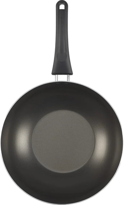 Everyday Nonstick 11-Inch Stir Fry Pan, Deep Walled Skillet for Easy Mixing, Even-Heating Aluminum Wok, Ergonomic Handle, Charcoal Silicone Lacquer, Black Frying Pan4