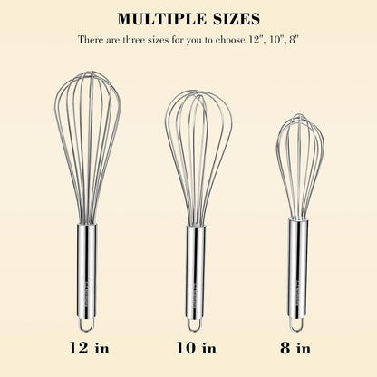 3-Pack Stainless Steel Whisk Set, Kitchen Utensils for Cooking2