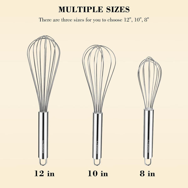 3-Pack Stainless Steel Whisk Set, Kitchen Utensils for Cooking2