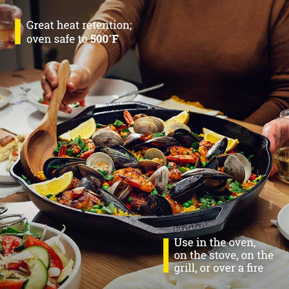 Chef Collection 14" Chef Style Skillet5