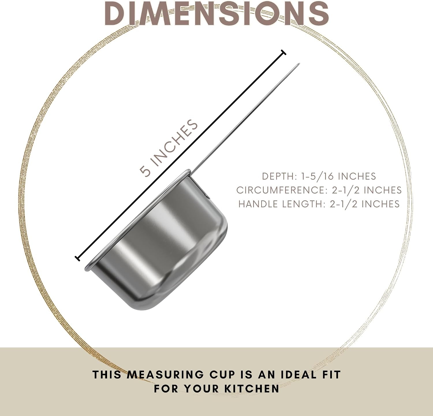 1-3-cup-stainless-steel-measuring-cup-sturdy-metal-80-ml-80-cc-3-oz-single-cup-for-wet-and-dry-ingredients-great-for-use-as-1-3-cup-dog-food-scoop-1-pk