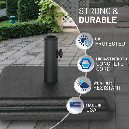 40Lb Umbrella Base – for Use with Patio Table – Black3