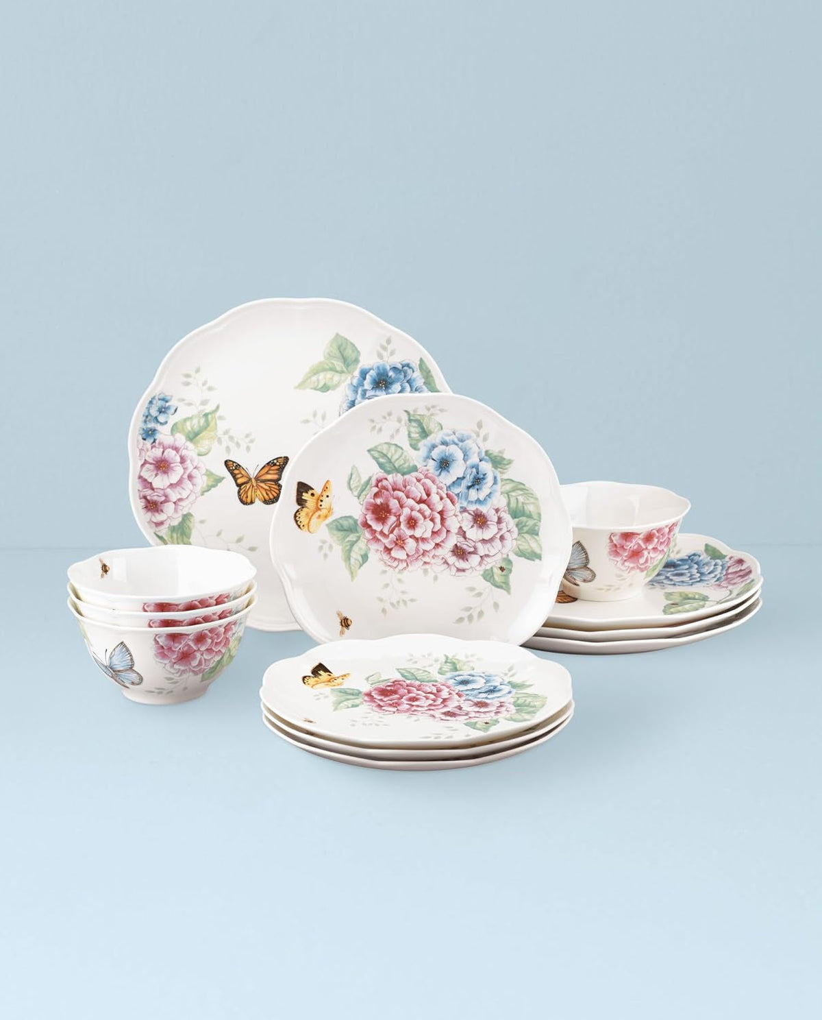 butterfly-meadow-hydrangea-porcelain-12-piece-dinnerware-set-for-4