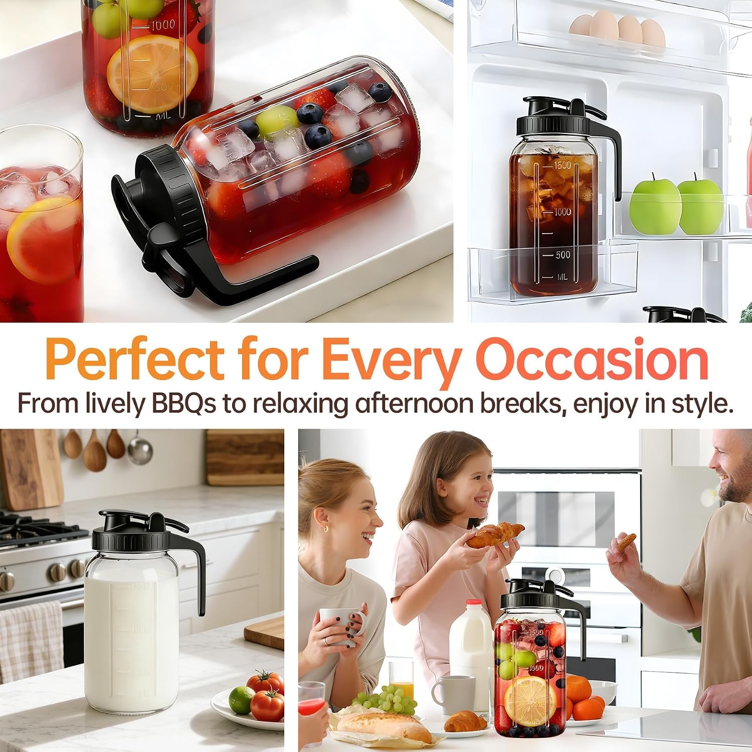 64-oz-mason-jar-pitcher-with-lid-airtight-leakproof-glass-pitcher-2-quart-1-2-gallon-mason-jar-with-pour-spout-easy-grip-handle-wide-mouth-cold-brew-and-breastmilk-iced-tea-sun-tea