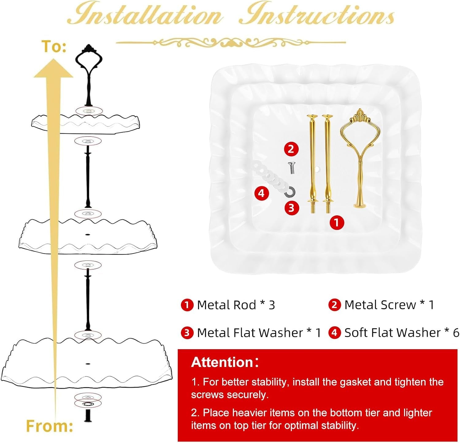 plastic-dessert-cupcake-stand-3-tier-cupcake-tower-holder-white-thicker-food-graded-plastic-tiered-serving-tray-with-metal-rod-suitable-for-tea-party-birthday-wedding-baby-shower