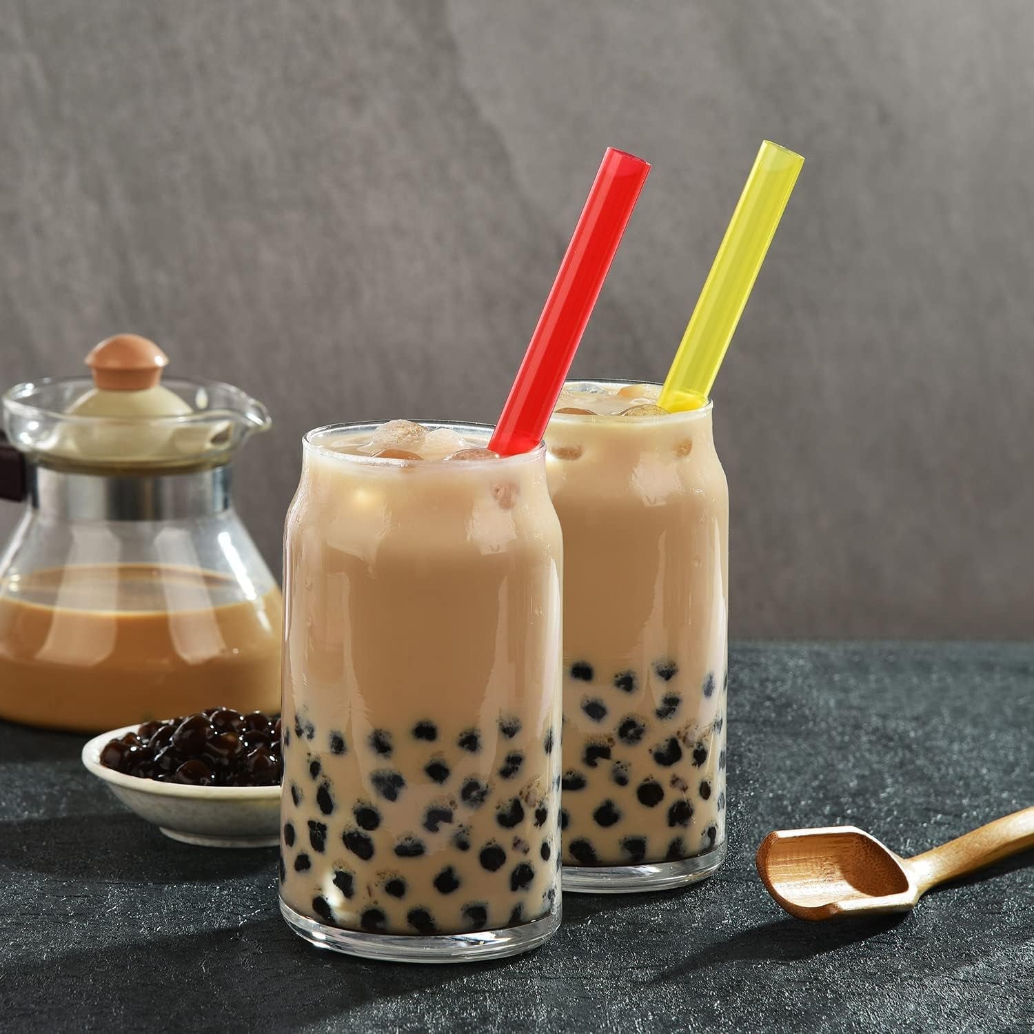 12-pcs-reusable-boba-straws-10-5-inch-smoothie-straws-with-2-brushes-12-colors-0-51-inch-wide-plastic-straws-with-angled-tips-for-bubble-tea-milkshaks-tapioca-pearls-thick-drinks-bpa-free