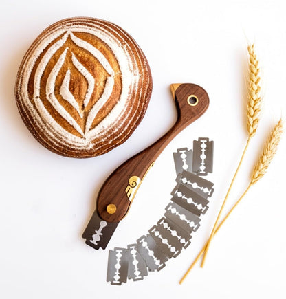 Bird Bread Lame Dough Scoring Tool with 10 Replacement Blades1