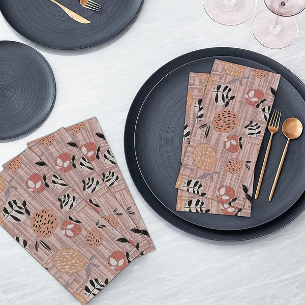 Cloth Napkins Set of 6, 100% Cotton 18”X18” - Dusty Palette8