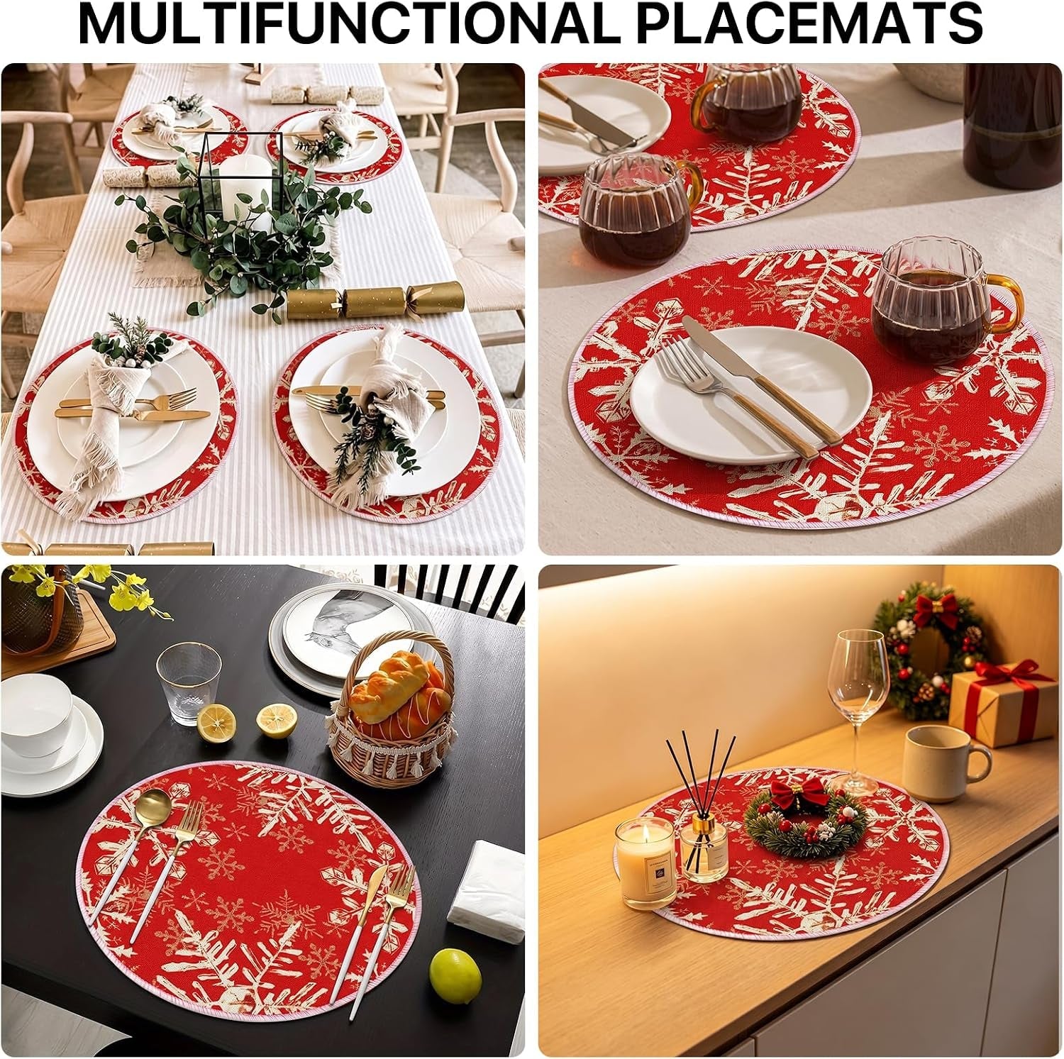 christmas-round-placemats-set-of-4-red-snowflakes-decorations