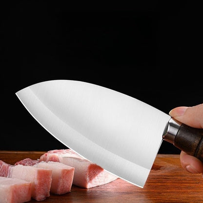 Meat Cleaver,Cleaver Knife Fish-Shaped Sharp Kitchen Knives Stainless Outdoor Camping Pork Knife Butcher Knife Chef Knife Cleaver Fish Knife, LAMAJIGA58446