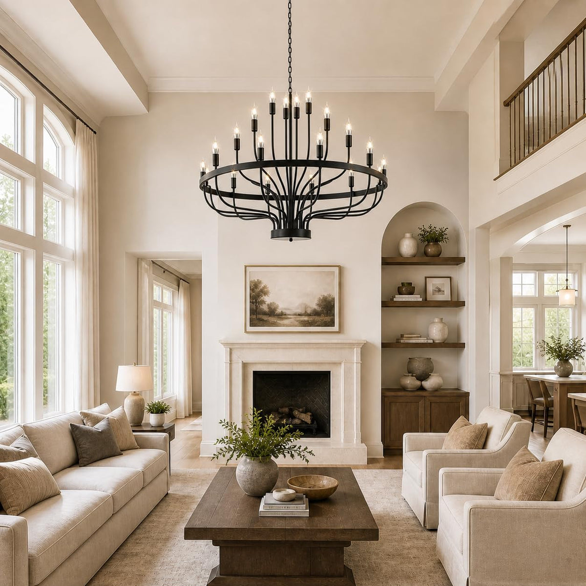 large-black-wagon-wheel-chandelier-24-light-39in-for-high-ceilings