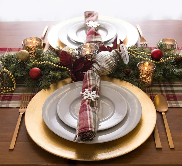 Give Thanks Plaid Fall Table Decor, Autumn & Thanksgiving Tabletop Linens, 14X72 Table Runner7