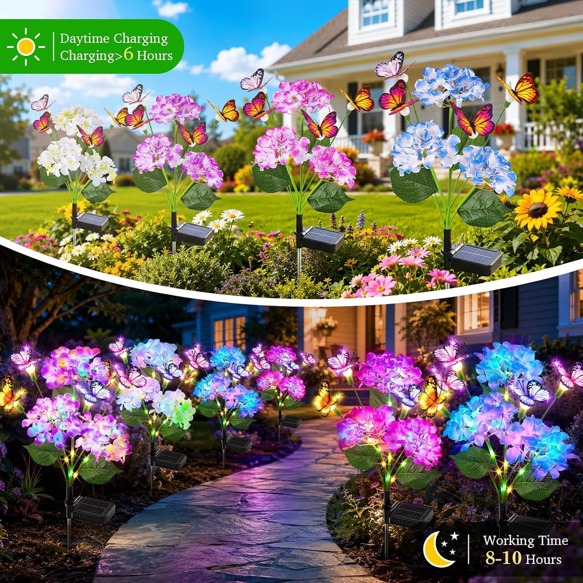 4-pack-solar-flower-lights-hydrangea-flower-with-butterfly-swaying