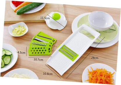 Multifunctional Vegetable Slicer with 5 Blades ABS Stainless Steel Kitchen6